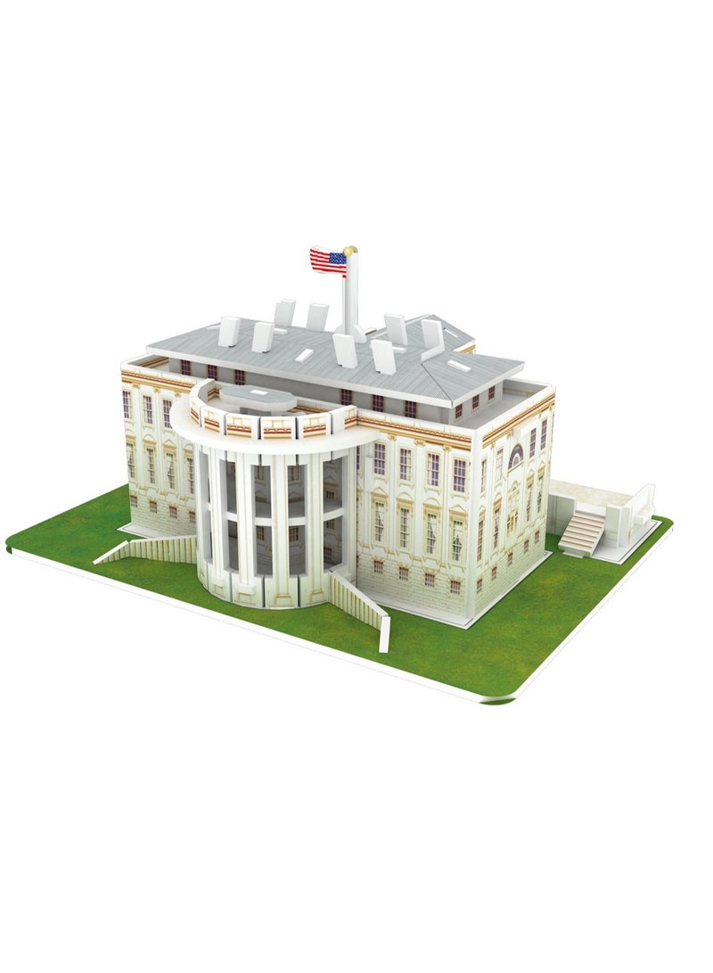 World Famous Building Puzzle White House Children's Toy - Image 2